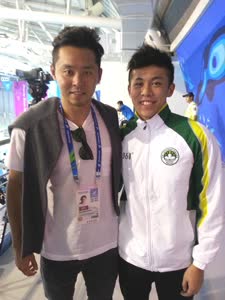 3:binary?id=puxIAFuZVS_2FK9cbBO1eqlmRg8mEIHuFt4uSyF6_2Bo3EbuCQ_2BverrBUg_3D_3D:A close encounter with his idol Kosuke Kitajima from Japan at the Asian Games