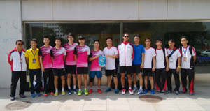 2:binary?id=xeN7Crkg2SOZYPkgJmorSJfjOsH0ef1j1Kmdm8XCFdXP_2BK5_2F7QPXqA_3D_3D:Badminton teams from UM and the Hong Kong Baptist University